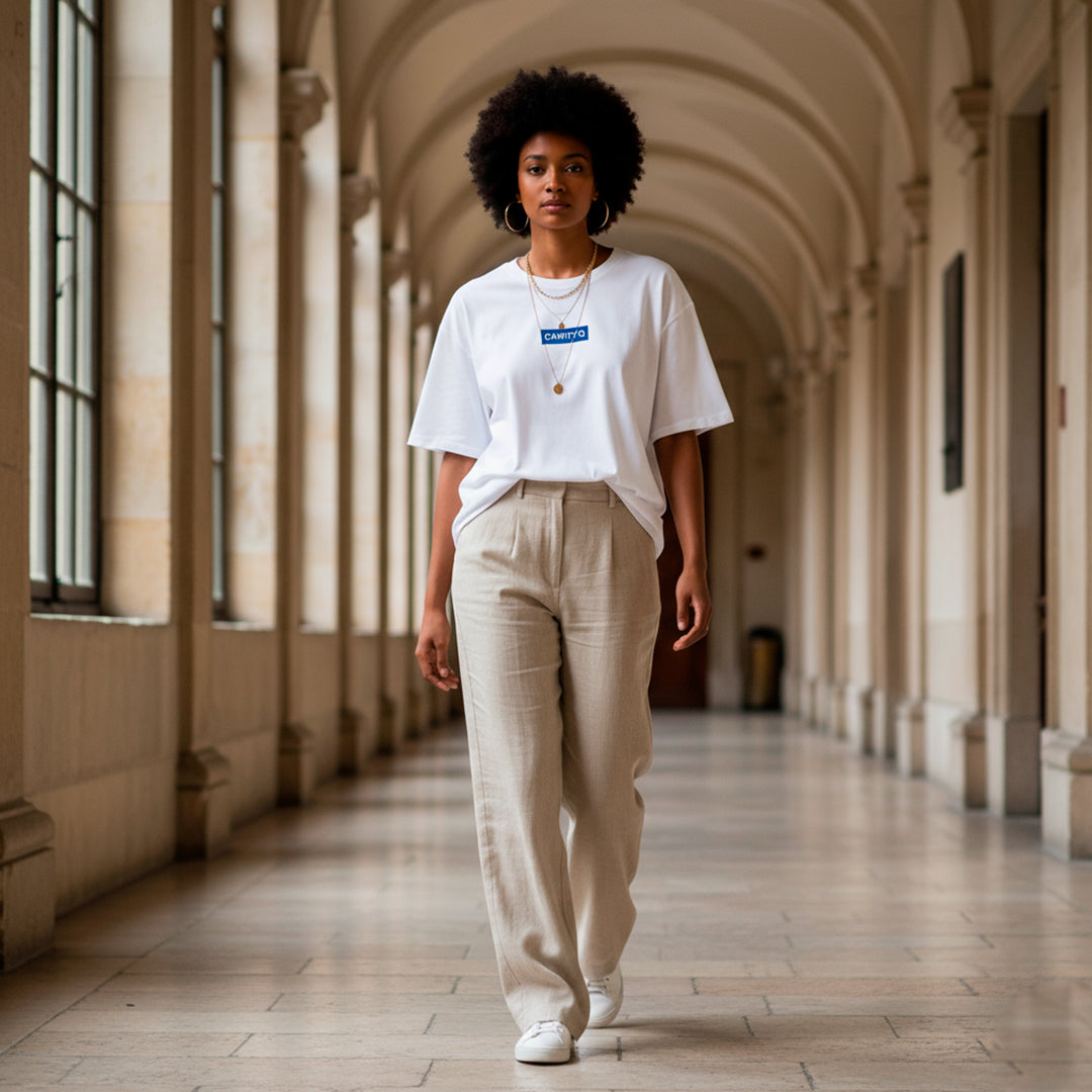 T-shirt décontracté pour femme CHRITYQ