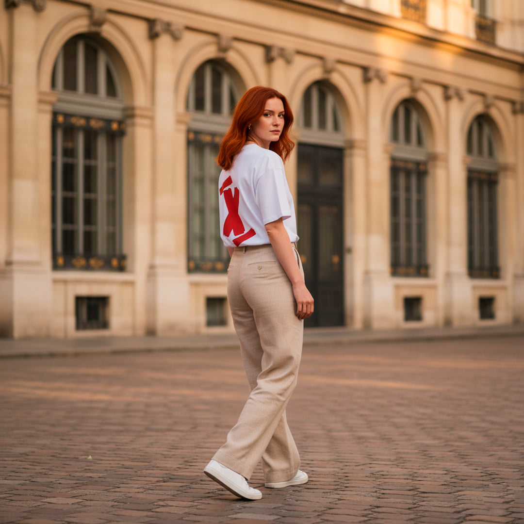 T-shirt femme BIG logo CHRITYQ