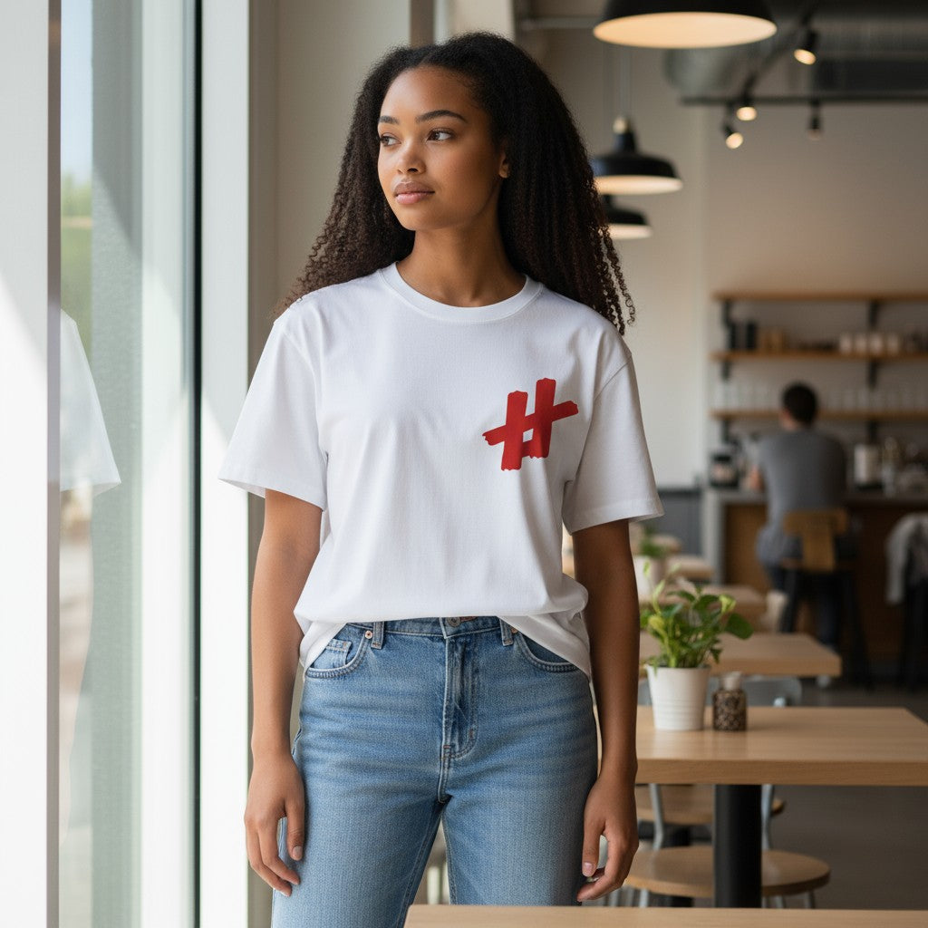 T-shirt casual CHRITYQ