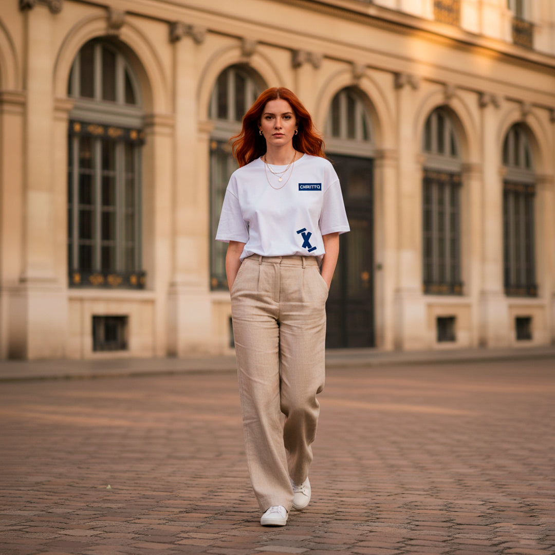 T-shirt femme BIG logo CHRITYQ