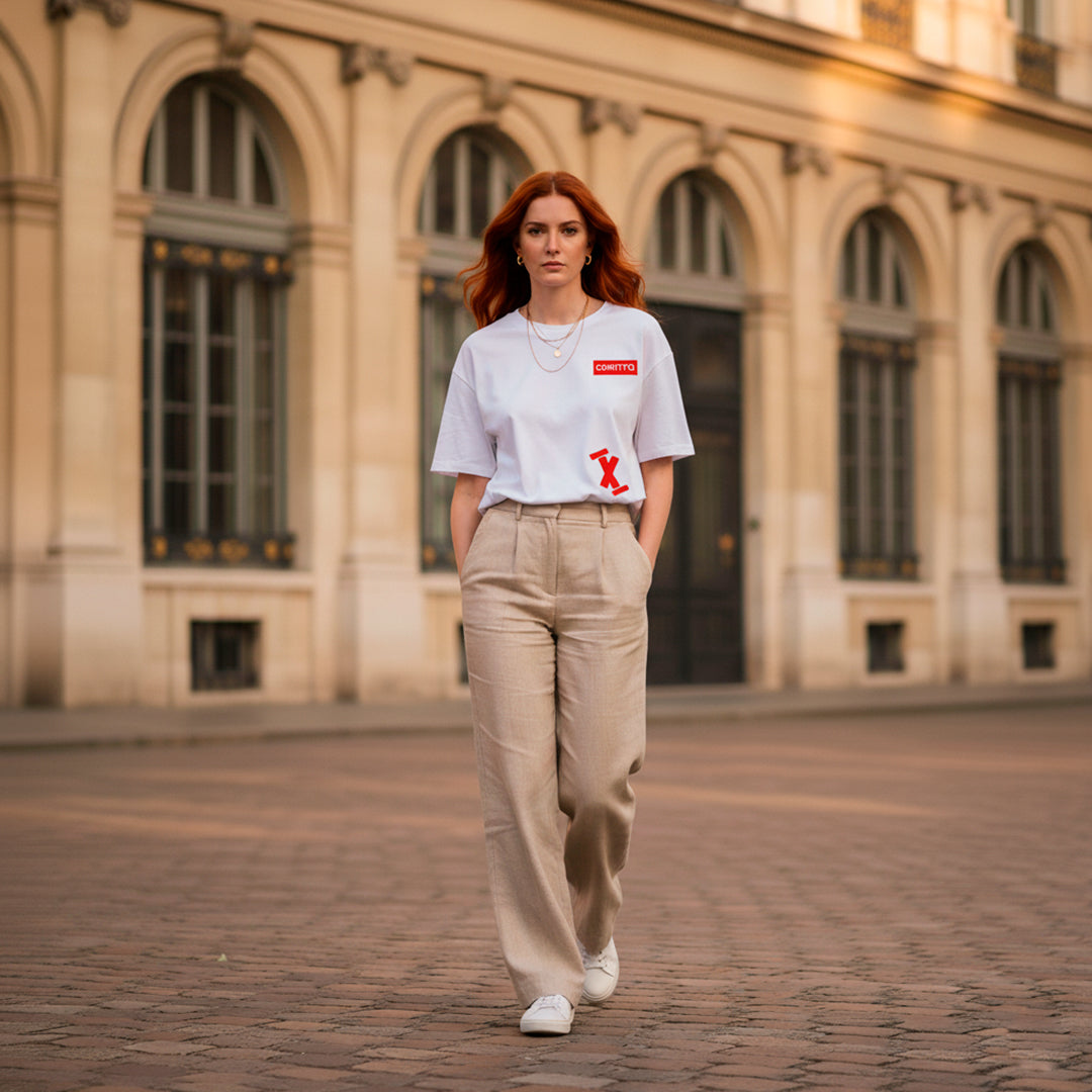 T-shirt femme BIG logo CHRITYQ