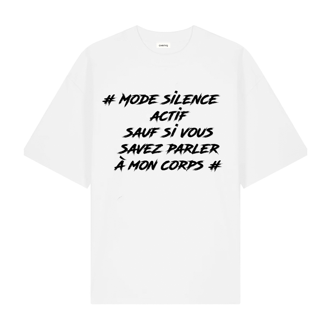 T-shirt Reverse texte CHRITYQ
