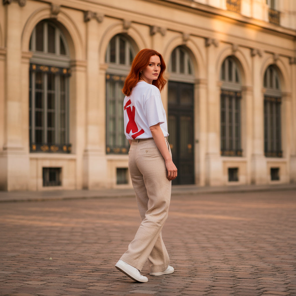 T-shirt femme BIG logo CHRITYQ
