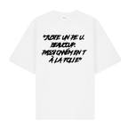 T-shirt Reverse texte CHRITYQ