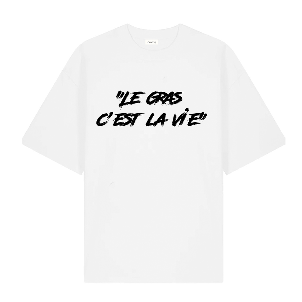 T-shirt Reverse texte CHRITYQ